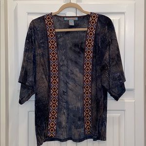 Flying Tomato | Velvet Kimono Cardigan